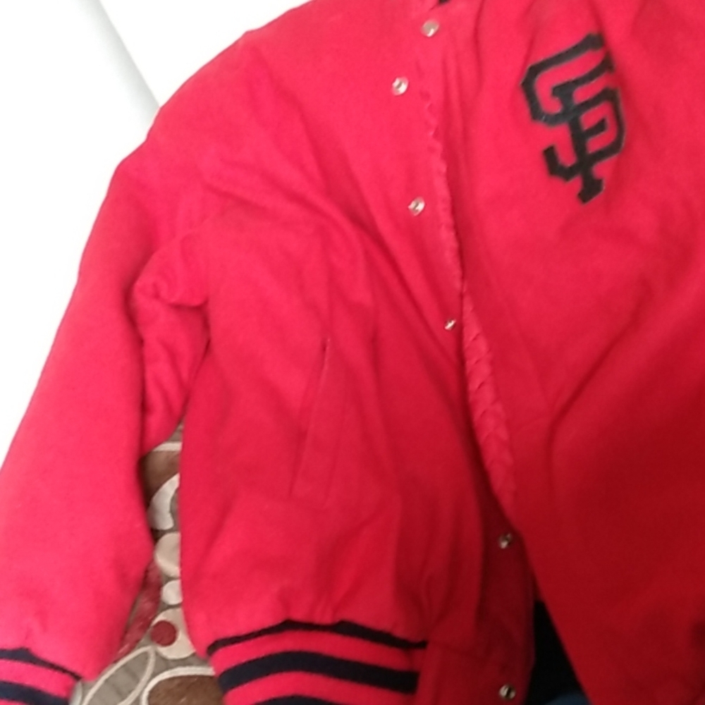 Heavy wool jacket SF Giants men's 4x